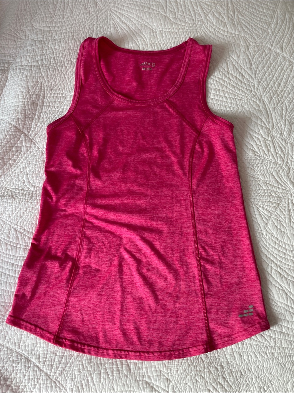 bcg Hot Pink Athletic Tank Top